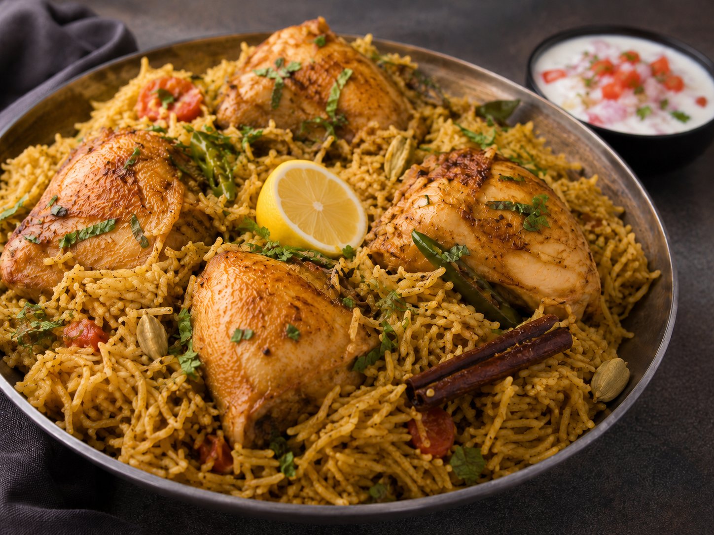 Chicken Majboos / Machboos (One-Pot Arabian-Style Spiced Chicken & Rice)
